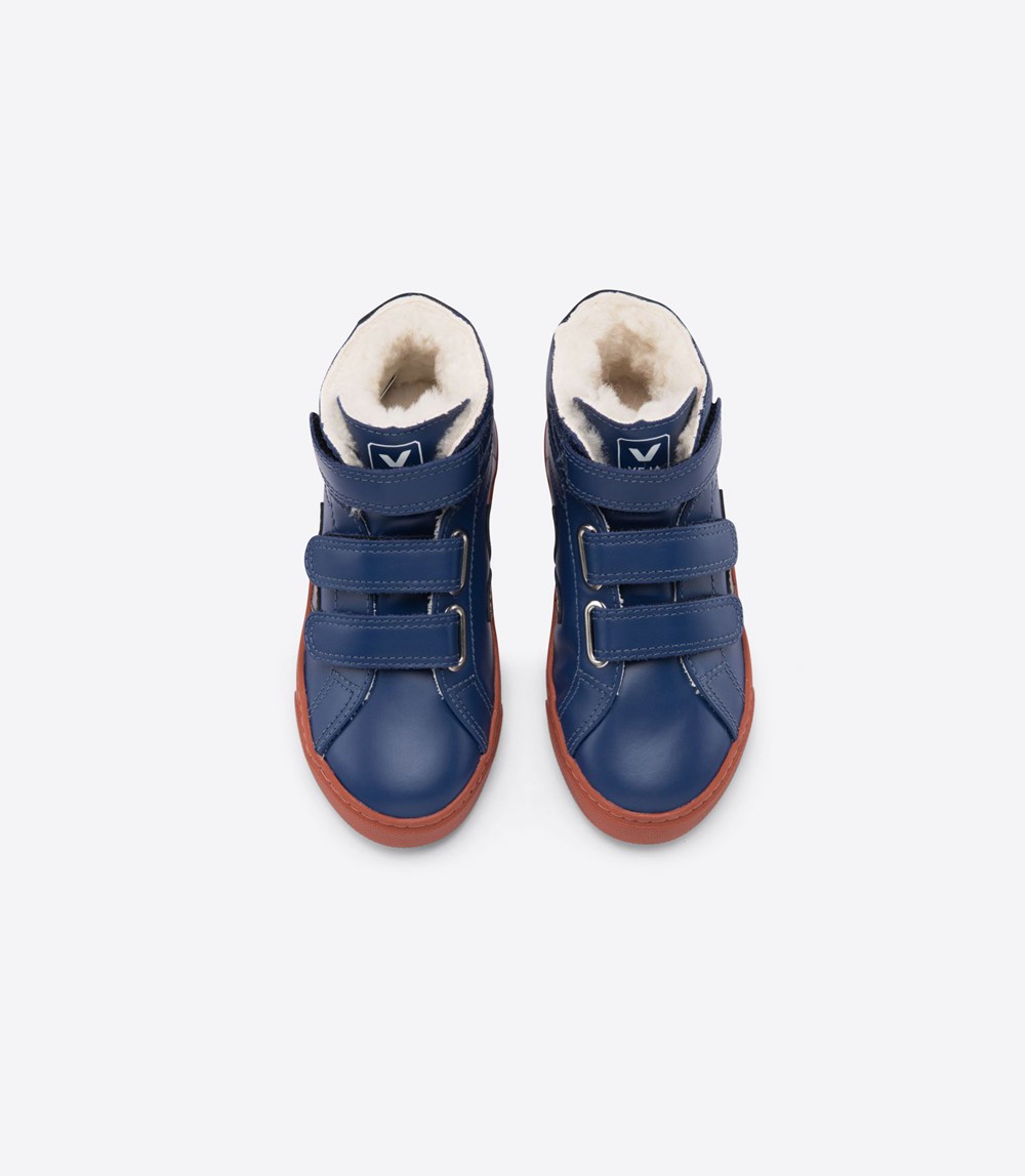 Veja Sneakers Copii - Esplar Mid Fured - Albastri - 1904375-DG